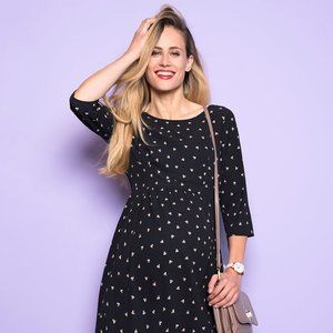 Seraphine stylish black Maternity dress